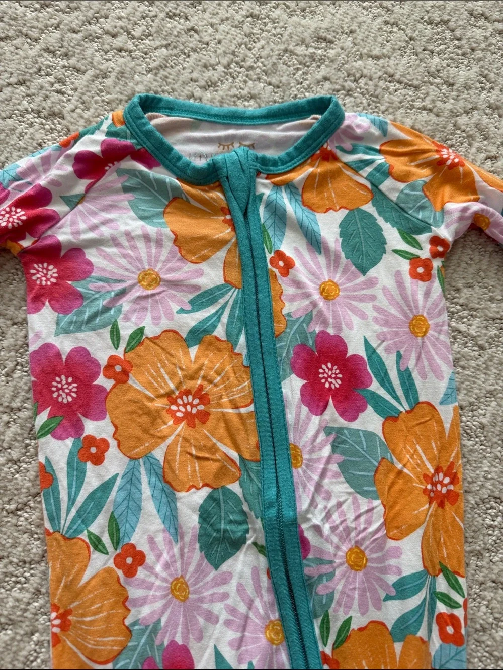 Little Sleepies Beachy Blooms Zippy